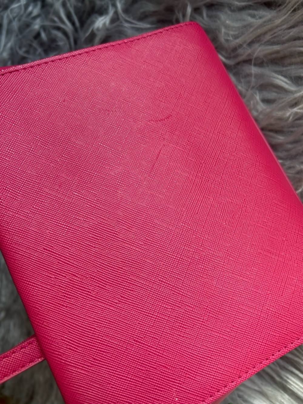 Steve Madden Hot Pink Mini Saffiano Handbag - Picture 7 of 7